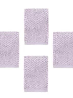 4 brand new Wild Sage Savannah 90% Cotton 16x28" HAND Towels in LAVENDER color